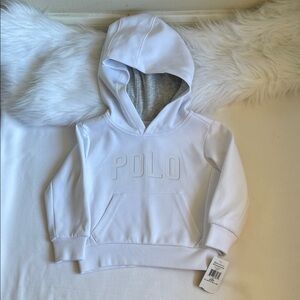 Polo by Ralph Lauren Kids White Hoodie. Size 2T. Brand New With tags.